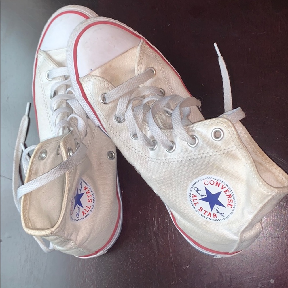 🚨🔥kids white converse 🔥🚨